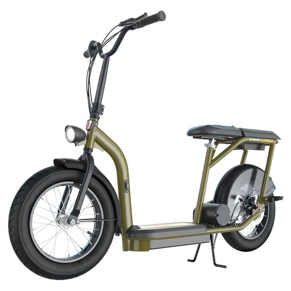 Razor EcoSmart Cargo Electric Utility Scooter for Adults, 1000-Watt Motor, Green