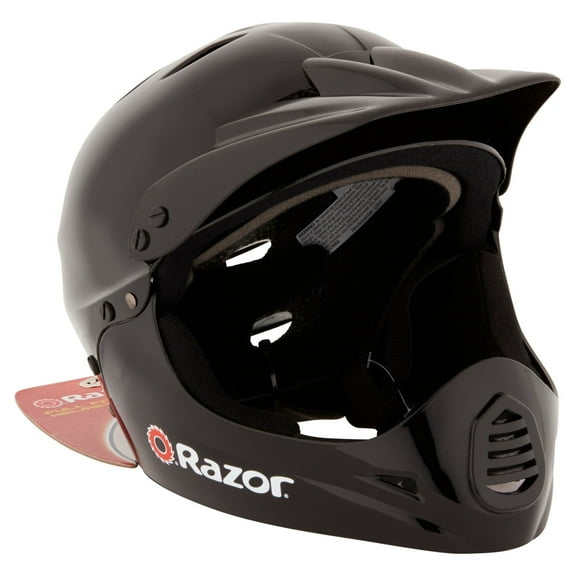 Razor Full Face Multi-Sport Youth Helmet, Glossy Black