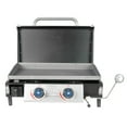 thumbnail image 1 of Razor Griddle GGT2131M 25 Inch Portable 2 Burner LP Propane Gas Grill, Steel, 1 of 12