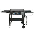 thumbnail image 1 of Razor Griddle Portable 2 Burner 30,000 BTU Gas Grill & Griddle w/Shelves, 1 of 12