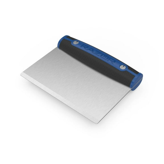 Razor Bench Scraper/Chopper W/ Stainless Steel Blade & Rubber Stay-Cool Handle