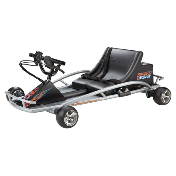 Razor Ground Force One - Electric Go-Kart for Ages 8+, Up to 12 MPH, Up to 40 Minutes of Continuous Use, Variable Speed Throttle, 24V Rechargeable Battery