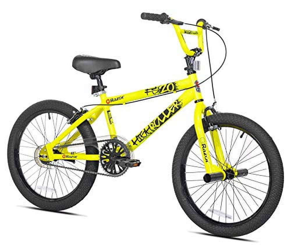 Razor High Roller 20-Inch BMX Freestyle Bike, Yellow - Walmart.com