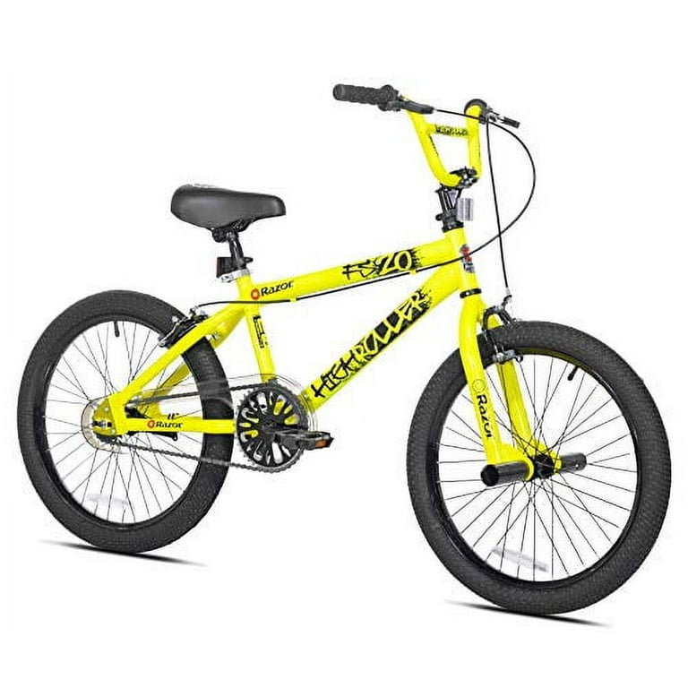 Razor High Roller 20-Inch BMX Freestyle Bike, Yellow - Walmart.com