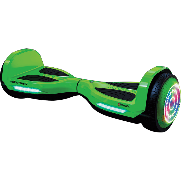 Razor Hovertrax Brights - Green with LED Lights, UL2272
