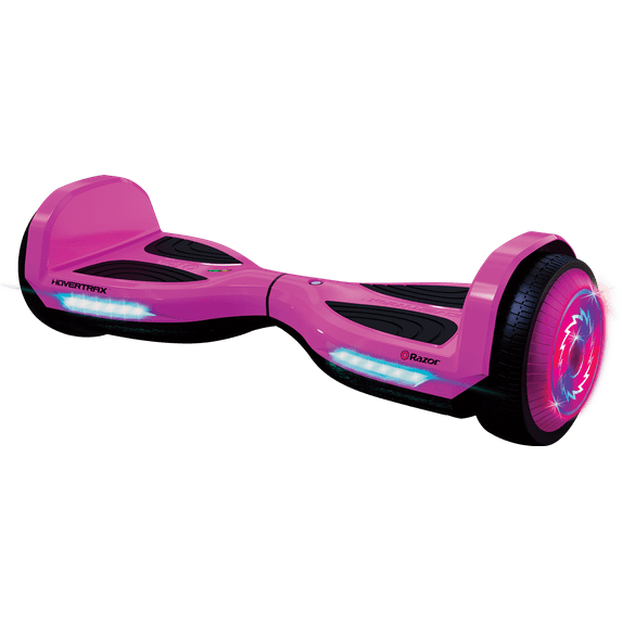 Razor Hovertrax Brights - Pink with LED Lights, UL2272 Certified Hoverboard for Child Age 8+