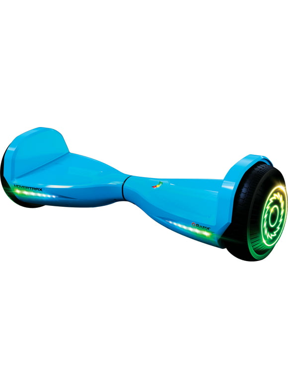 Razor Hovertrax Prizma Hoverboard for Kids Ages 8 and up - Blue, Prismatic Color LED Lights, EverBalance, Up to 9 mph and 6-mile Range, 25.2V Lithium-Ion Battery, UL2272 Certified