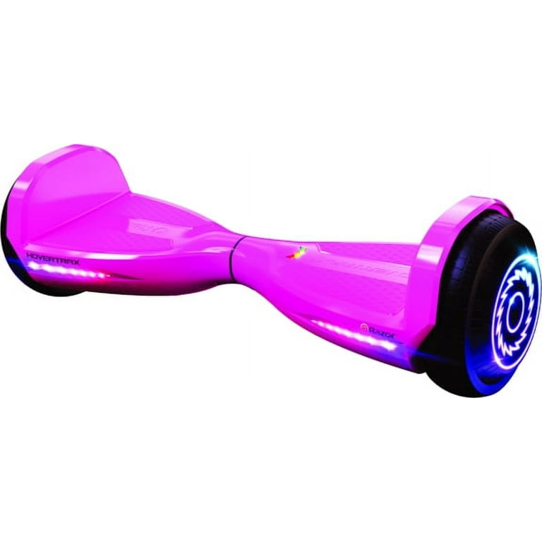 Razor Hovertrax Prizma Pink Lighted Hoverboard for Child Teen up to 9 mph UL2272 Certified Walmart