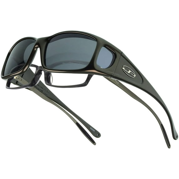Razor JP Fitovers - Gun Metal - Grey Lens RZ005