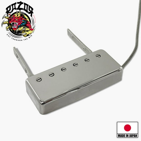 Razor Jazz Bucker Floating Humbucking Pickup, Neck Mount - NICKEL