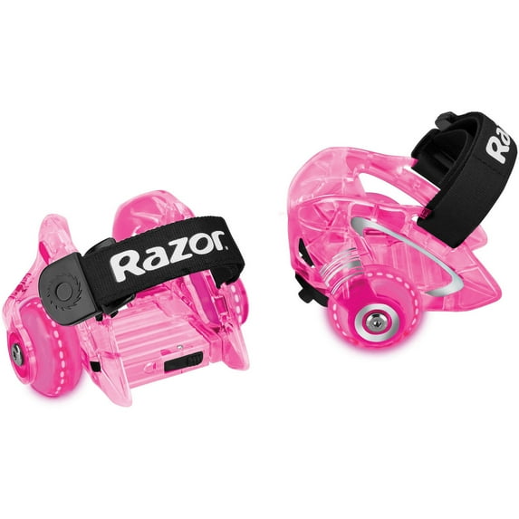 Razor Jetts DLX Heel Wheels - Pink, Wheeled Skate Shoes with Sparks for Kids Ages 9+, Unisex