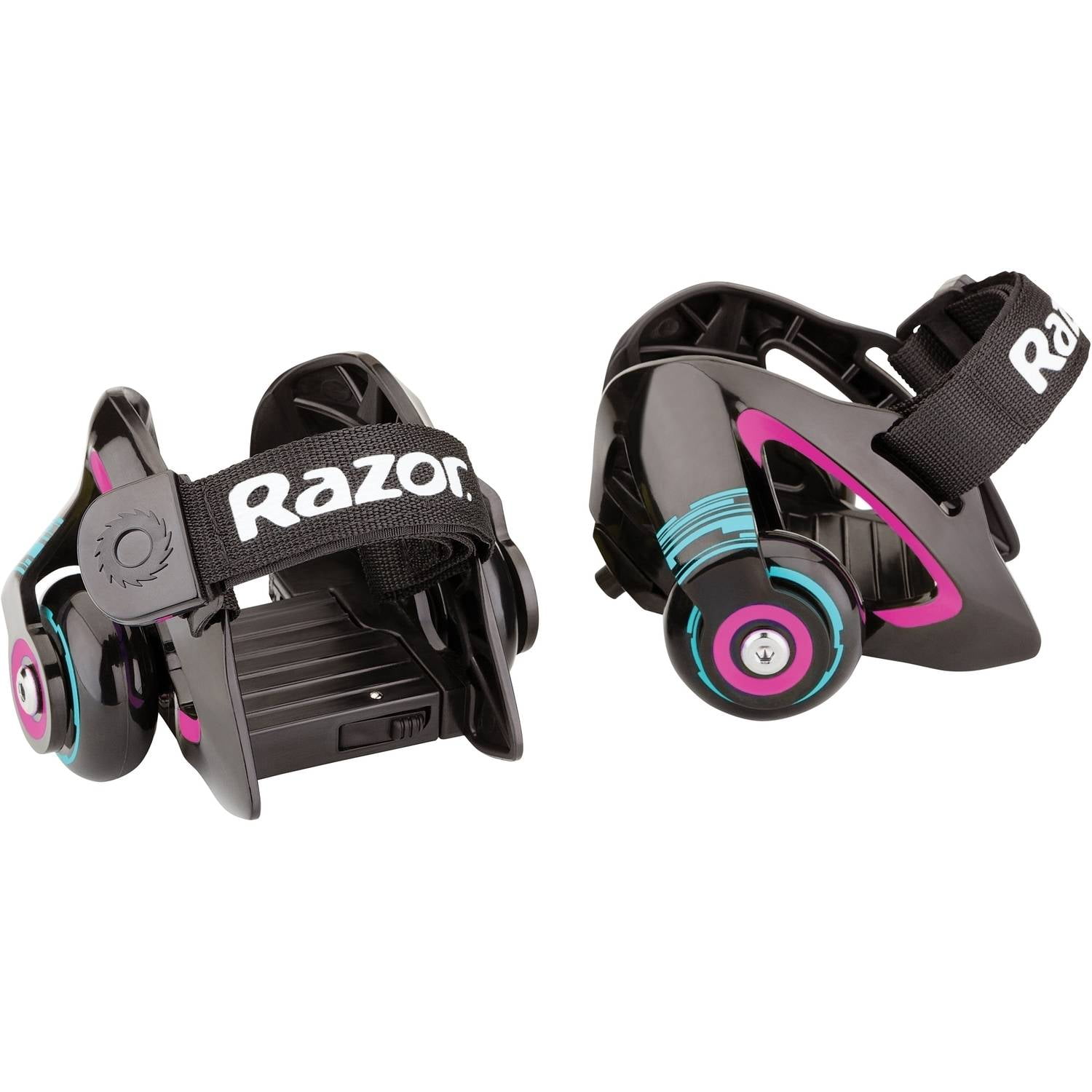 Shoe with wheels on heel deals