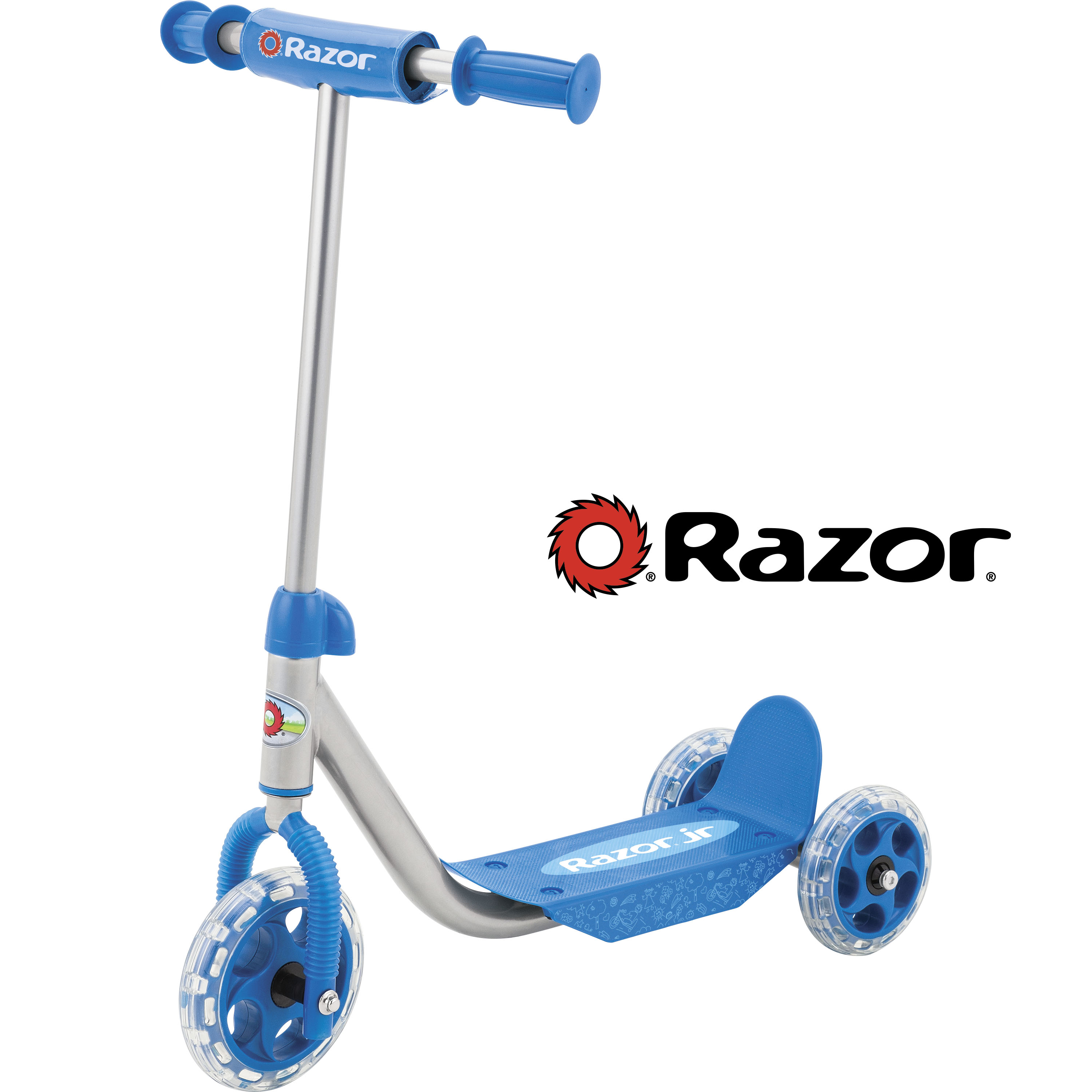 Razor Jr 3-Wheel Lil' Kick Scooter - For Ages 3 and up, Blue - image 1 of 9