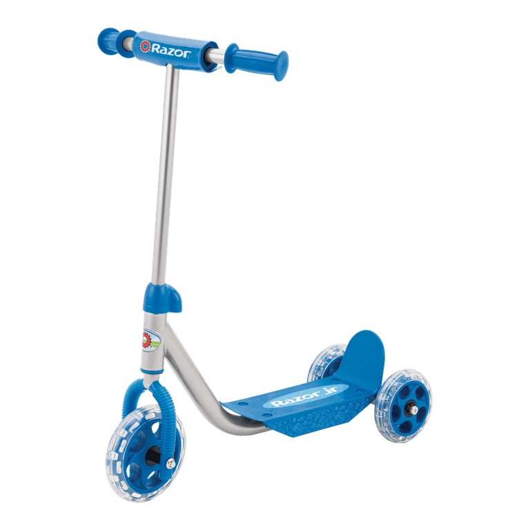 Razor Jr 3-Wheel Lil' Kick Scooter - for Kids Ages 3+, Blue