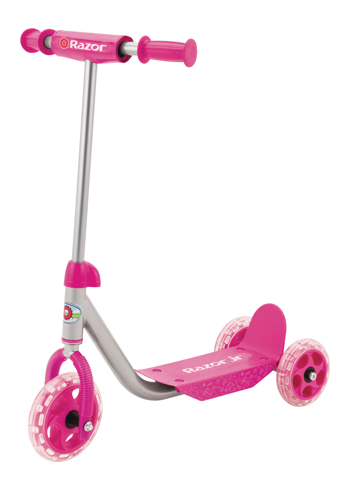 Razor Jr 3-Wheel Lil' Kick Scooter - for Kids Ages 3+, Pink
