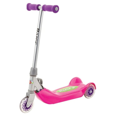 Razor Jr. Folding Kiddie Three Wheel Kick Scooter - Pink, for Preschool Child Ages 3+