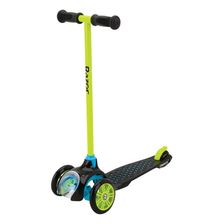 Razor Jr. T3 Kick Scooter, Green - Ages 3+ and Riders up to 48 lbs