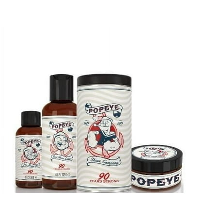 Razor MD Popeye 3 Pc Collection, Pre-shave Oil, Shaving Cream, Post Shave Lotion