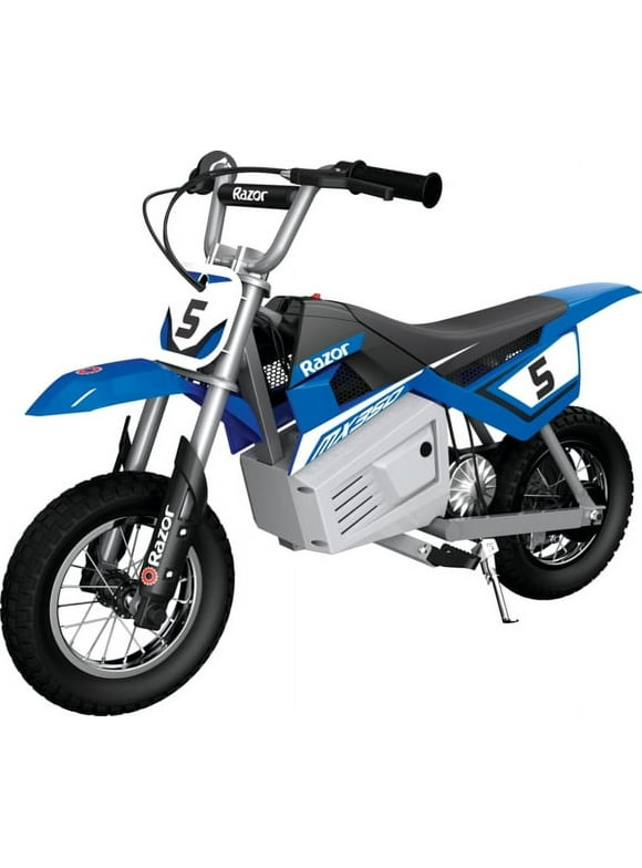 Razor MX350 Dirt Rocket - Blue, 24V Miniature Electric Dirt Bike, for Ages 13+