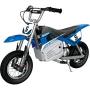Razor MX350 Dirt Rocket - أزرق، 24 V دراجة ترابية كهربائية مصغرة، تصل إلى 14 ميلا في الساعة، للأطفال الذين تتراوح أعمارهم بين 8+