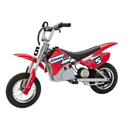 Razor - Dirt Rocket Kids Electric Toy Motocross Motorcycle Dirt Bike - Red