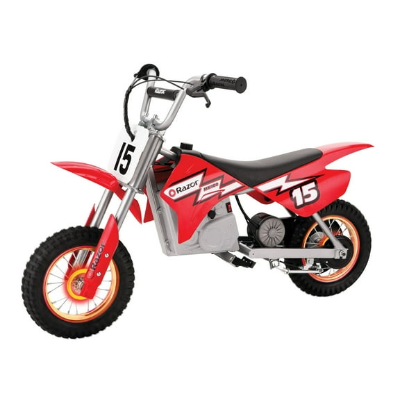 Open Box Razor MX400 Dirt Rocket Electric Bike, Age 8 , 14 Mph, 30-Min Run, 140lb Max, Red