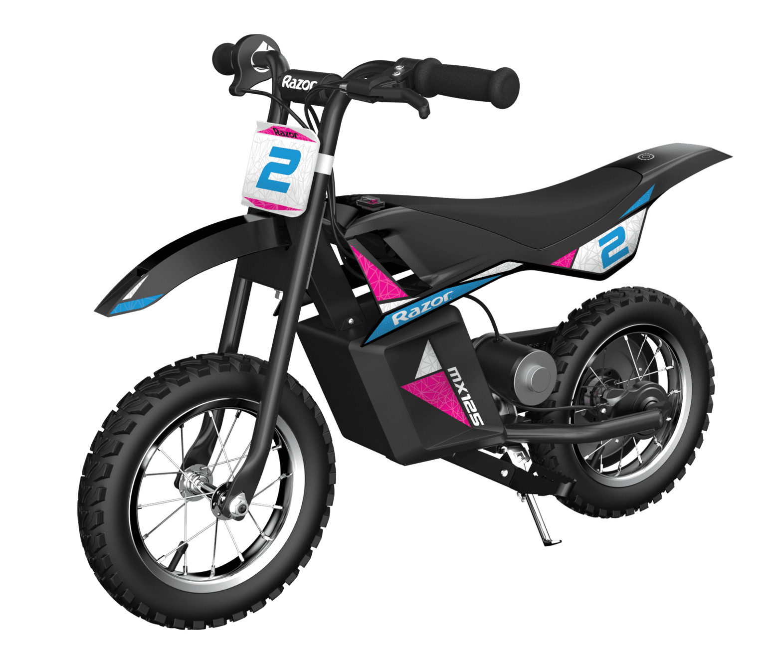 black dirt bike