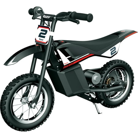 Razor Miniature Dirt Rocket MX125 Electric-Powered Dirt Bike - Recommended For Ages 7+, Unisex gender, with 12 V