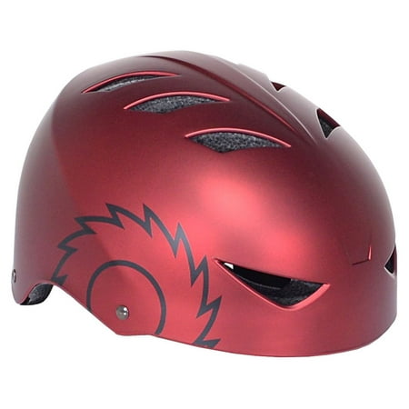 Razor Multi-Sport Youth Helmet, Cherry Red (Easy Twist Adjustment, 12 Vents, Ages 8+)