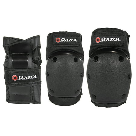 Razor Multi-sport Elbow/knee Pads and Wrist Guards 8+ - Black
