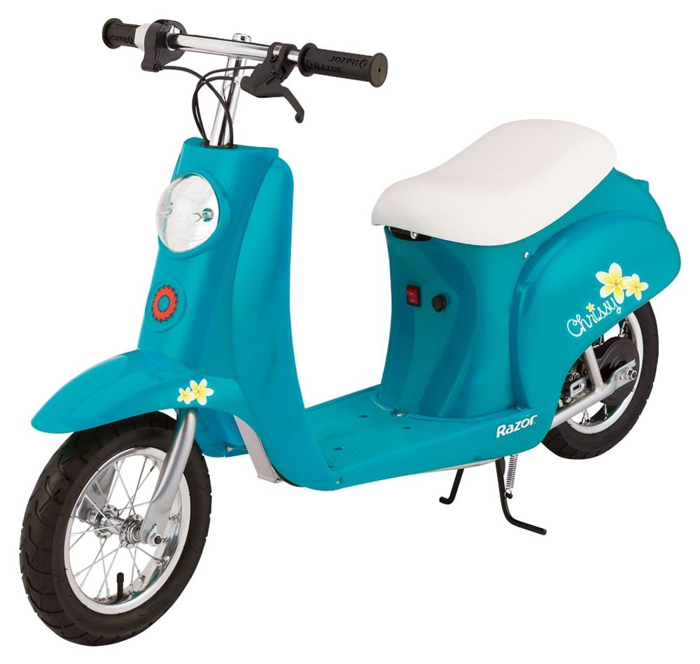 Razor Pocket Mod - Chrissy Turquoise, 24V Miniature Euro-Style Seated Electric Scooter, up to 15 mph - image 1 of 9