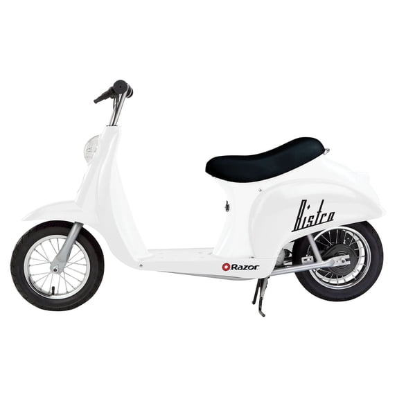 Open Box Razor Pocket Mod Mini Euro 24 Volt 250 Watt Electric Scooter, White