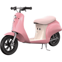 Razor Pocket Mod Classic - Euro Style Electric Scooter for Ages 8 , Capri Pink, Vintage-Inspired Desing, High/Low Speed Switch, Up to 80 Minutes Ride Time
