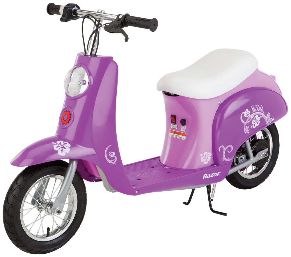 Razor Pocket Mod Miniature Euro-Style Electric Scooter - Kiki Purple, for Kids and Teens Ages 13+ - image 1 of 15