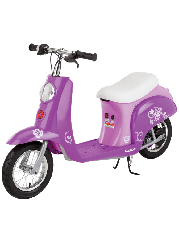 Razor Pocket Mod Miniature Euro-Style Electric Scooter - Kiki Purple, for Kids and Teens Ages 13+