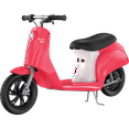thumbnail interactive-video image 1 of Razor Pocket Mod Classic Euro-Style Electric Scooter - Roma Red, up to ages 8+, Vintage-Inspired Design, High/Low Speed Switch, Up to 80 Minutes Ride Time, 1 of 15