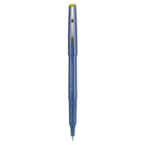 Razor Point Fine Line Porous Point Pen, Stick, Extra-Fine 0.3 Mm, Blue Ink, Blue Barrel, Dozen | Bundle of 10 Dozen