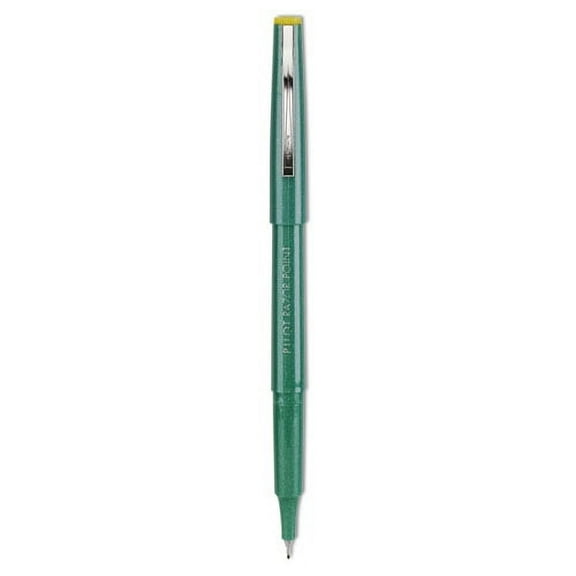 Razor Point Fine Line Porous Point Pen, Stick, Extra-Fine 0.3 Mm, Green Ink, Green Barrel, Dozen | Bundle of 2 Dozen