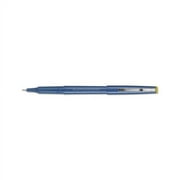 Razor Point Stick Porous Point Marker Pen 0.3mm, Blue Ink/Barrel, Dozen