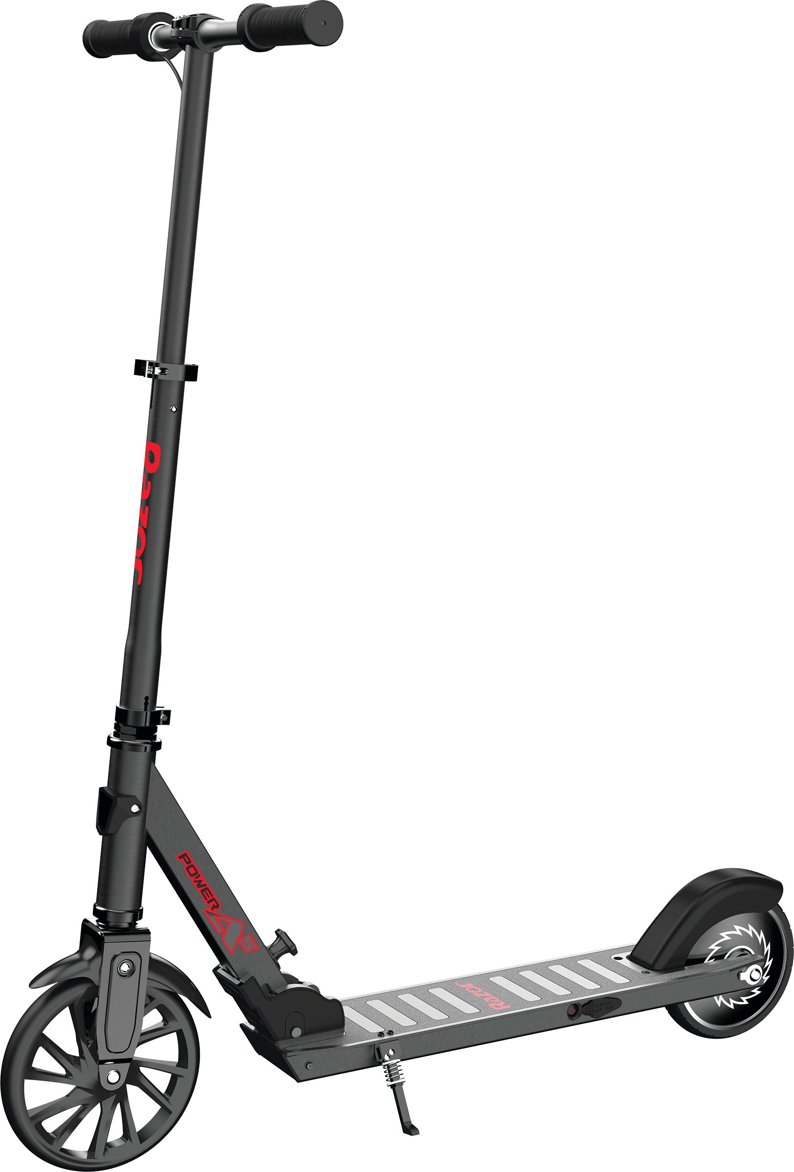 Razor Power A5 Black Label Folding Electric Scooter, for Ages 8+ and up to 176 lbs, 150W Hub Motor Rear-Wheel Drive, Up to 10 mph & Up to 40 mins of Ride Time, 22V Lithium-ion Battery - image 1 of 13