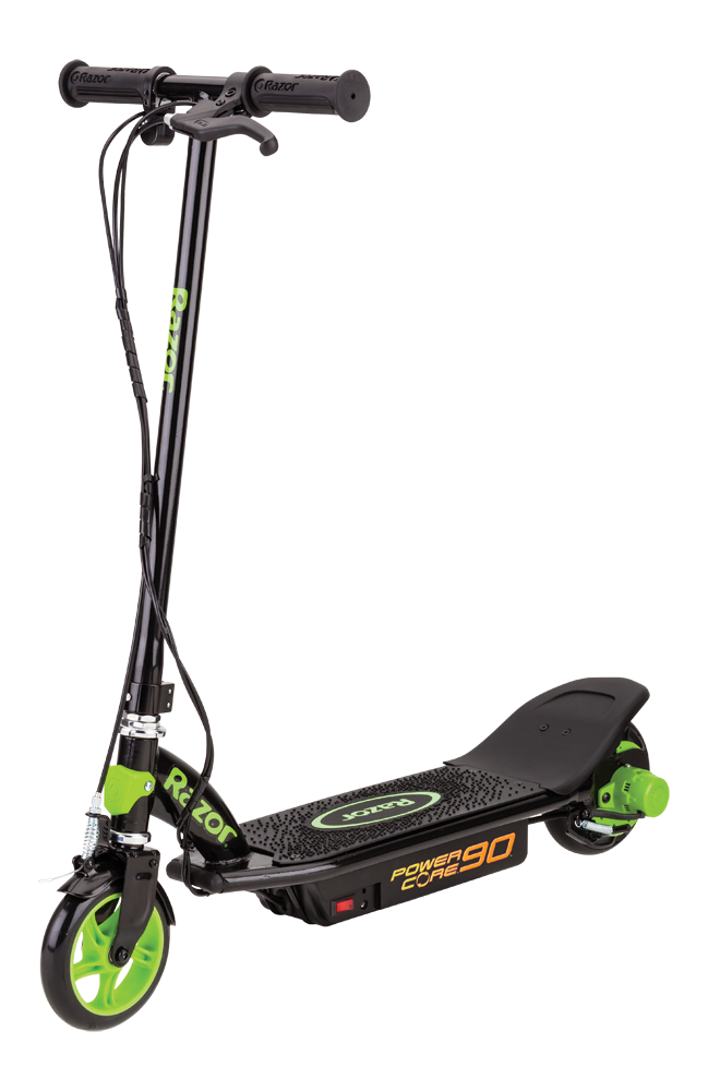 Razor Power Core 90 Electric Powered Scooter- Black/ Green - image 1 of 16