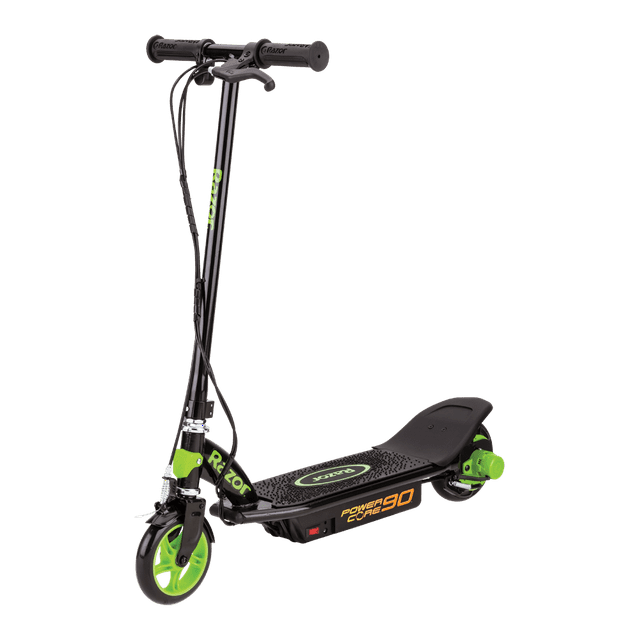 Razor Power Core 90 Electric Powered Scooter- Black/ Green