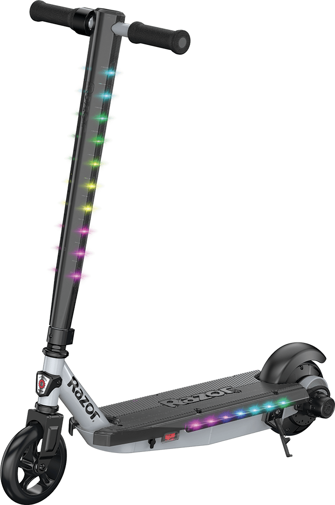 Razor Power Core E90 Lightshow Electric Scooter for Kids Ages 8+, up