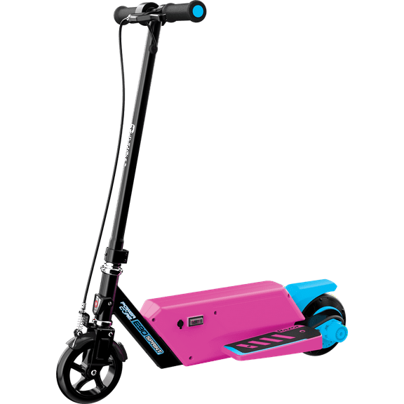 Razor Power Core E90 Sprint Electric Scooter - Pink, up to 10 mph, 90W Hub Motor, for Child Ages 8+