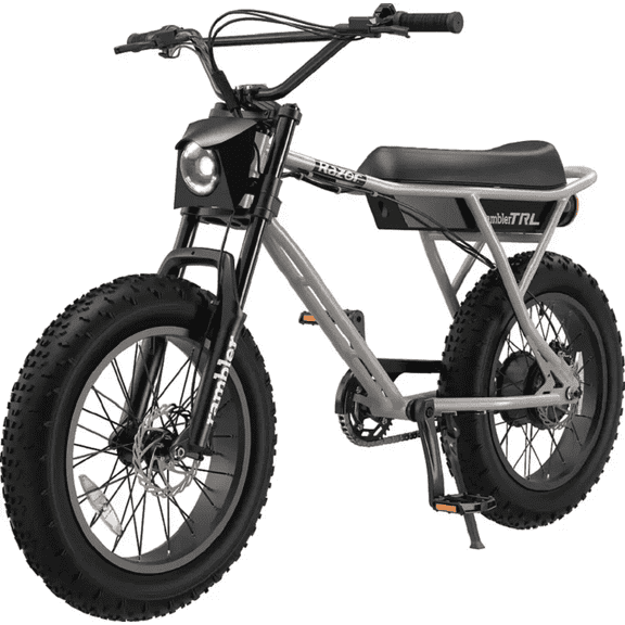 Razor Rambler TRL Class 2 Adult Electric Bike for Trail Riding, up to 19.9 mph, 750W Motor