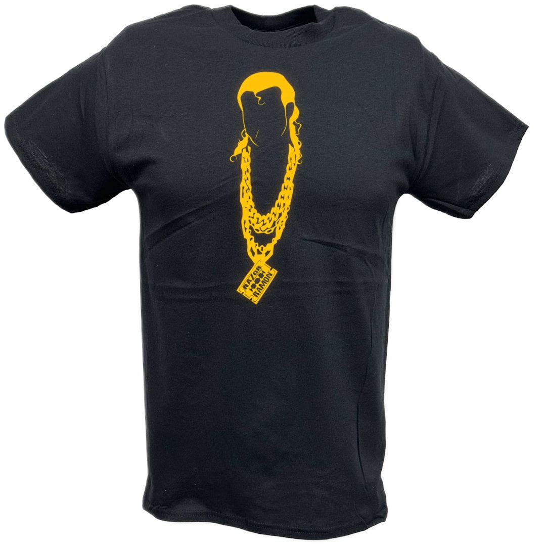 Razor Ramon Bad Guy Gold Silhouette T-shirt - Walmart.com