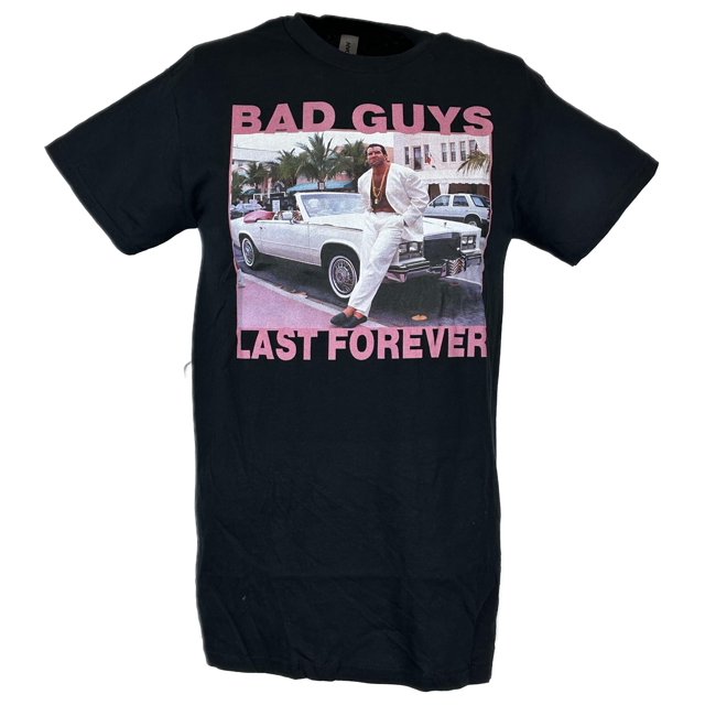 Razor Ramon Bad Guys Last Forever WWE Mens Black Tshirt