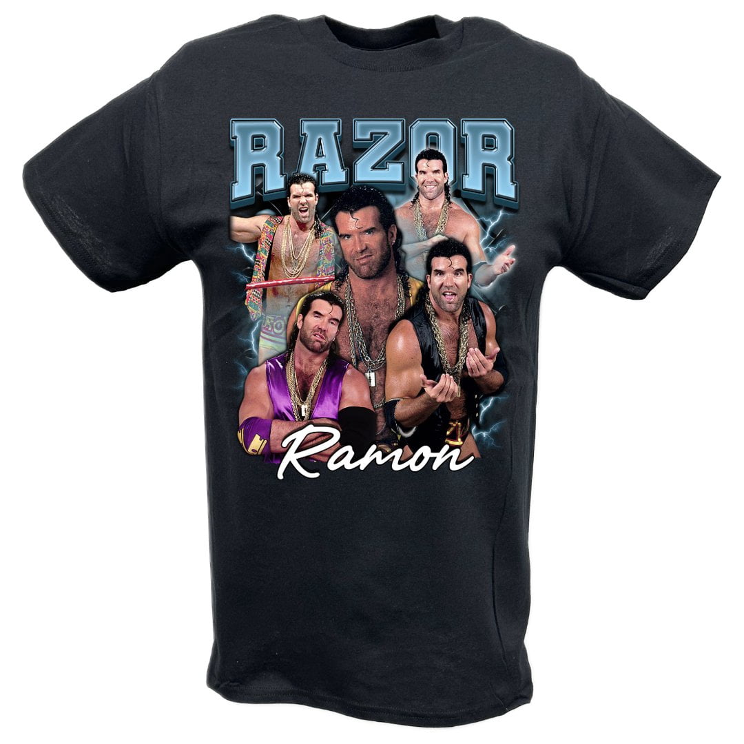Ramones Razor Ramon Shirt Razor Ramon Five Pose Black T-shirt - Walmart.com