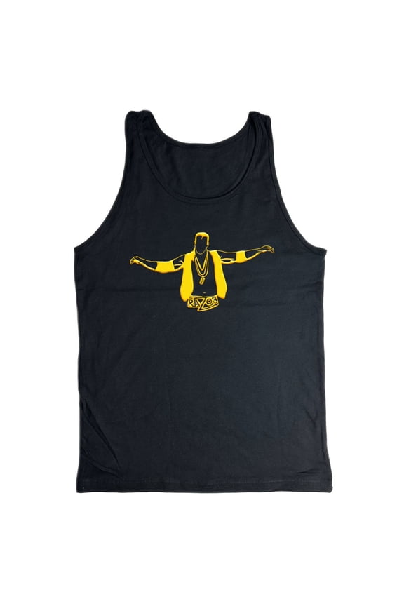 Razor Ramon Gold Swag Black Tank Top Shirt