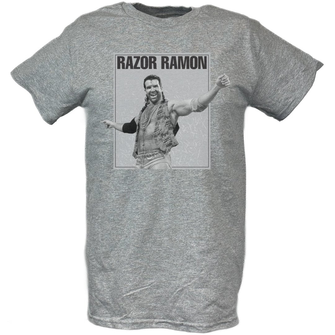 Razor Ramon Tee Razor Ramon Oozing Machismo WWE Mens T-shirt S - Walmart.com